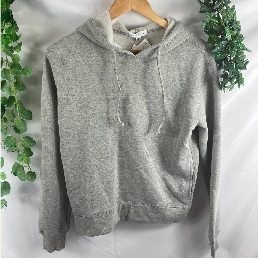 NWT Socialite Heather Grey Hoodie
